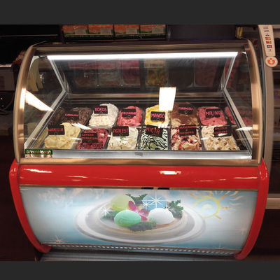 Small Refrigeration Hard Ice Cream Display Freezer