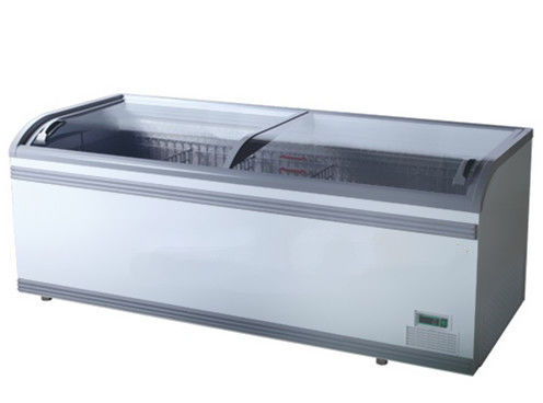 2.1m Ice Cream Horizontal Supermarket Island Freezer